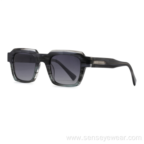 Vintage Fashion Acetate Polarized Sunglasses For Men